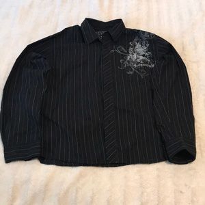 Infamous button down